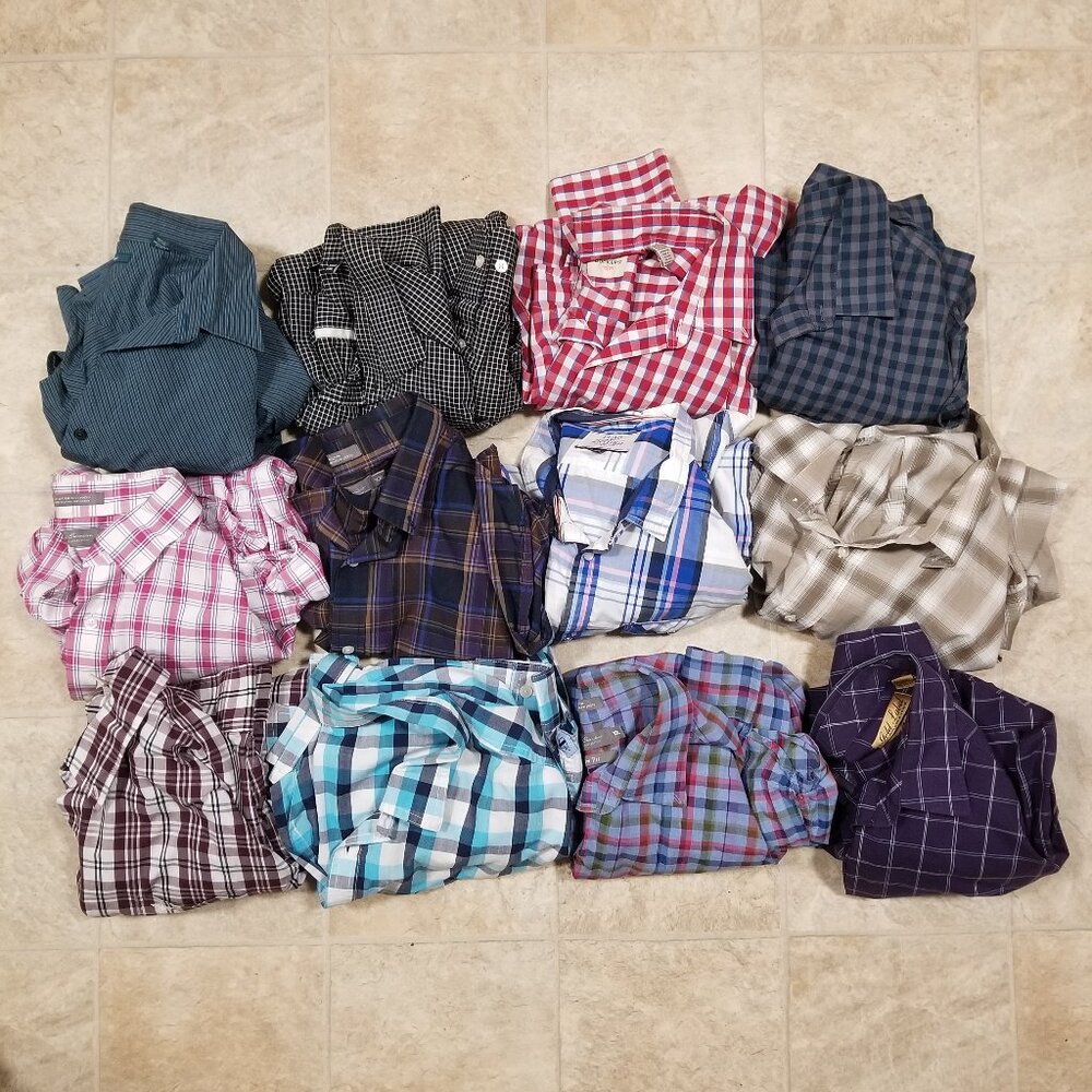12 Long Sleeve Collar Shirts